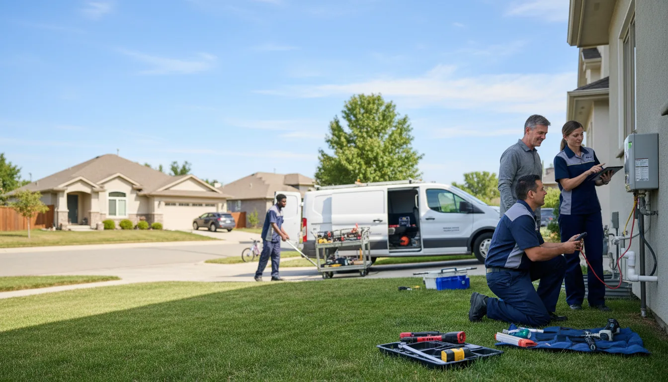 Tankless water heater service in Nolanville, TX